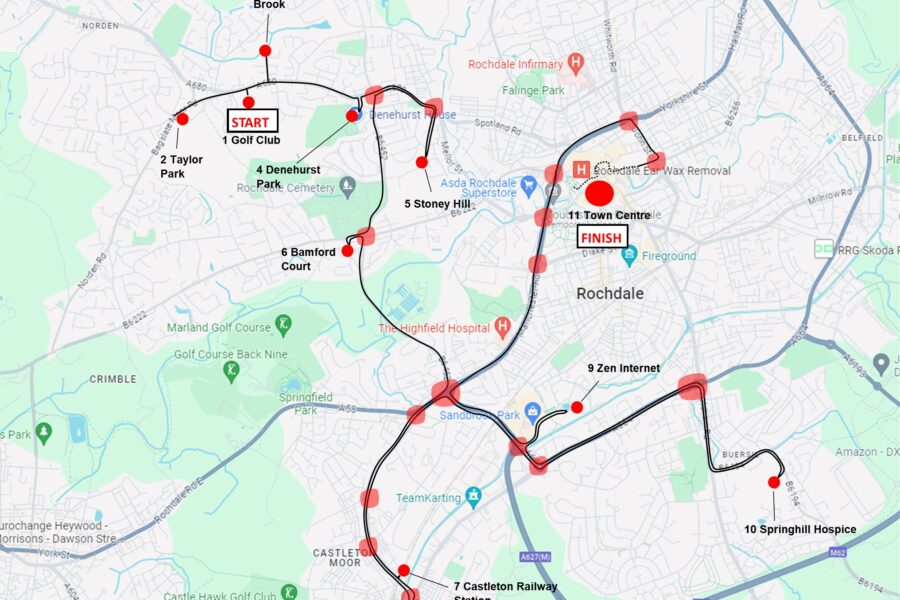 Rochdale In Bloom – City Route 2026